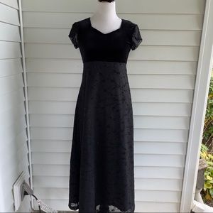 Vintage 90's Formal Fashion Empire Waist Gown